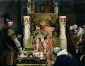تكريم لكلوفيس الثاني (635-657) بواسطة ألبرت بيير رينيه مينيان