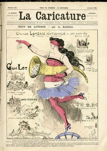 رسم توضيحي لألبرت روبيدا (1848-1926) لغلاف الكاريكاتير (1880) بواسطة ألبرت روبيدا