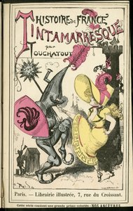 رسم توضيحي لألبرت روبيدا (1848-1926) في Histoire de France tintamarresque، كاليفورنيا. 1880 - التاريخ والرقص بواسطة ألبرت روبيدا