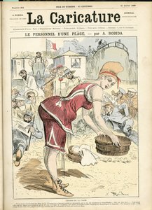 رسم توضيحي لألبرت روبيدا (1848-1926) لبطانية La Caricature (1880) بواسطة ألبرت روبيدا