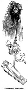 السندباد البحار (سندباد) - قصة ألف ليلة وواحدة (1001) - رسم توضيحي لكتاب من عام 1948 (طبعة فورتين، مجموعة تصوير رائع للطفولة) يحكي مغامراته - رسم لألبرت روبيدا (1848 - 1926) - الرحلة الرابعة : سي بواسطة ألبرت روبيدا