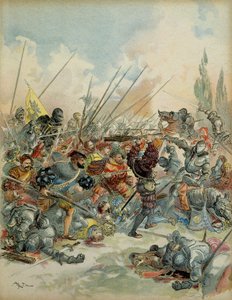 الحرب الإيطالية السادسة (1521-1526): الملك فرانسوا الأول (1494-1547) في بافيا (إيطاليا) في 24 فبراير بواسطة ألبرت روبيدا