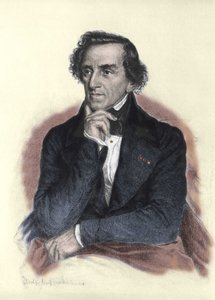 صورة لجياكومو مييربير (1791-1864) ، الملحن الألماني. رسم ألبرت روزنتال بواسطة ألبرت روزنتال