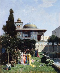 ركن في حديقة الحريم ؛ زاوية حديقة الحريم ، 1877