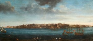 واحدة من مجموعة من سبع مناظر ل فاليتا ، مالطا وضواحيها ، حوالي 1753 (زيت على قماش)