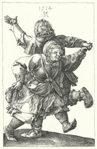 زوجان من الفلاحين يرقصان بواسطة ألبريشت (بعد) Durer أو Duerer