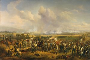 معركة سزريج في 5 أغسطس 1849 ، 1853. بواسطة ألبريشت آدم