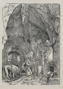 القديس جيروم في الكهف ، ج. 1513-15. بواسطة ألبريشت التدورفر
