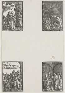سقوط وفداء الإنسان ، ج. 1515. بواسطة ألبريشت التدورفر
