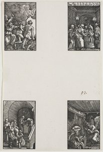سقوط وفداء الإنسان ، ج. 1515. بواسطة ألبريشت التدورفر
