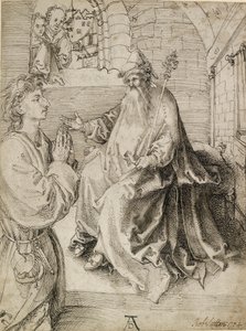 شاب راكع أمام الحاكم ، c1490s بواسطة ألبريشت دورر