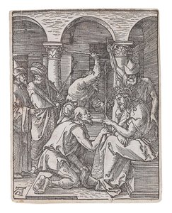 المسيح مُتوج بالأشواك ، من سلسلة The Small Passion ، حوالي 1509-1511. بواسطة ألبريشت دورر