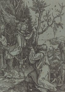 يواكيم والملاك ، ج. 1504. بواسطة ألبريشت دورر
