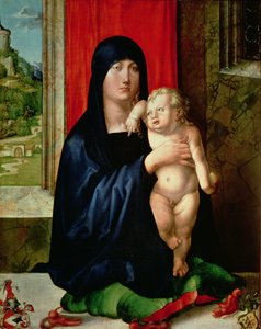 مادونا والطفل ، c.1496-99 (للخلف انظر 61322)