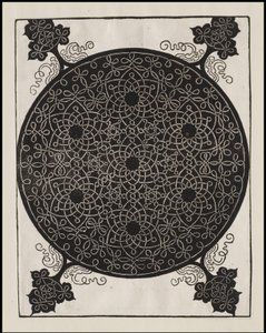 العقدة السادسة ، 7 أنظمة صغيرة من العقدة مع مراكز سوداء ، c.1506 بواسطة ألبريشت دورر