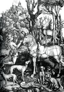 سانت يوستاس ، c1501 ، 1870. بواسطة ألبريشت دورر