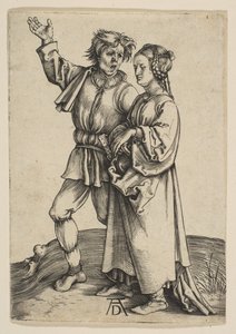 الفلاح وزوجته ، كاليفورنيا. 1497. بواسطة ألبريشت دورر