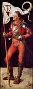 Altarpiece Paumgartner: "" Saint Eustachius "" لوحة لألبريشت دورر (1471-1528) 1504 تقريبًا. شمس. 157x61 سم ميونيخ ، Alte Pinakothek بواسطة ألبريشت دورر