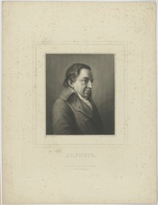 صورة يوهان جوتليب فيشت 1762-1814. بواسطة ألبريشت فورشتيغوت شولثيس