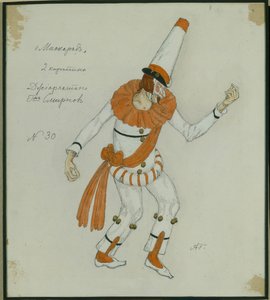 تصميم أزياء مسرحية The Masquerade من قبل M. Lermontov ، 1917 بواسطة ألكسندر ياكوفليفيتش جولوفين