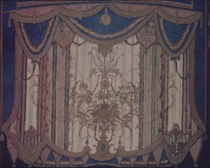 تصميم ستارة مسرحية مسرحية The Masquerade بقلم M. Lermontov ، 1917 بواسطة ألكسندر ياكوفليفيتش جولوفين