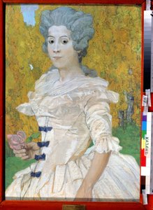 "Portrait de marquise" "Peinture de Alexander Yakovlevich Golovin (Alexandre Golovine) (1863-1930) 1908 State Art Museum of Republic Tatarstan، Kazan بواسطة ألكسندر ياكوفليفيتش جولوفين