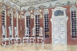 تصميم المسرح للأوبرا The Ice House من تأليف A. Koreshchenko ، 1900 بواسطة ألكسندر ياكوفليفيتش جولوفين