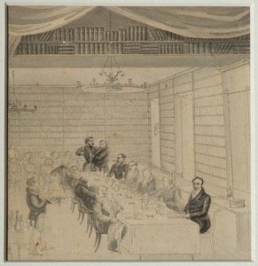 وليمة أدبية في مكتبة ألكسندر سميردين 1832