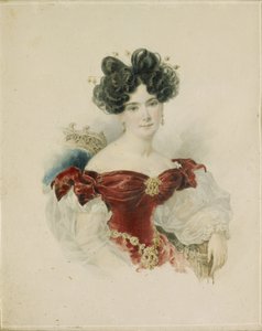 صورة للأميرة ناتاليا فيكتوروفنا كوتشوبي ، ني كوتشوبي 1800-1854 ، 1830s