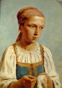 تطريز فتاة ريفية ، 1843