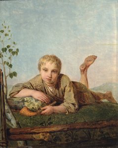 الراعي الصبي مع الأنابيب ، 1820s
