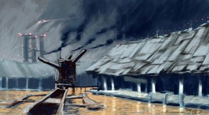 الترقب: منازل على ركائز متينة (بالافيت). رسم أليساندرو لوناتي. 2010 بواسطة أليساندرو لوناتي
