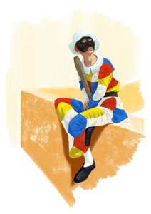 مهرج بواسطة أليساندرو لوناتي