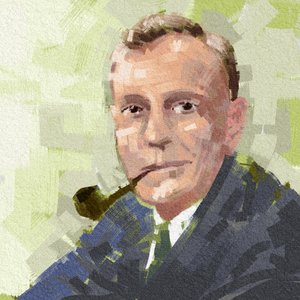 صورة لعالم الفلك إدوين هابل ، 2023 (رسم توضيحي)