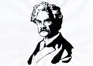 صورة مارك توين (1835-1910) بواسطة أليساندرو لوناتي