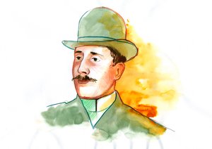 صورة للشاعر غيوم أبولينير (1880-1918) (الشاعر الإنجليزي غيوم أبولينير) بواسطة أليساندرو لوناتي