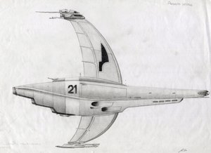 تصوير خيال علمي: مركبة فضائية لغزو الفضاء أو الكون. رسم أليساندرو لوناتي بواسطة أليساندرو لوناتي