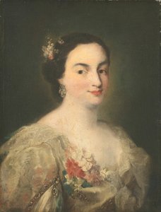 صورة لامرأة شابة ، ج. 1760.