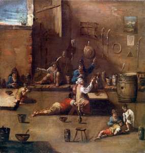 تدريب الكلاب ، c1690-1745 بواسطة اليساندرو ماجناسكو