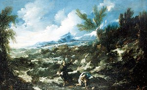 القديس أوغسطينوس مع الطفل والصدف ، 1720-25