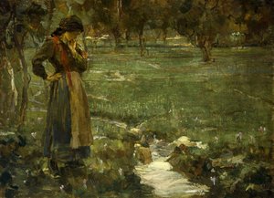 The Whispering Brook (زيت على قماش)
