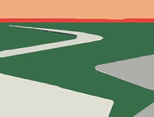 Horizon.Road، 2016، (c-print) بواسطة أليكس كامينكر
