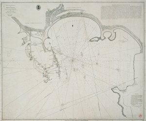 خريطة لميناء بوينت دي غالي. تم مسحه في يناير ومارس 1800، بواسطة القبطان ديفيد إنفيراريتي. الذي نُقشت له هذه اللوحة من قِبل صاحب الفضل أ. دالريمبل.