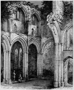 أقواس في جنوب Transept ، دير Netley ، c1880 ، 1897 بواسطة ألكسندر فرانسيس ليدون