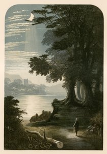 رسم توضيحي لـ Milton&39;s The Pensive بواسطة ألكسندر فرانسيس ليدون