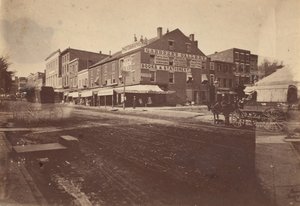 معرض غاردنر ، شارعي 7 و D ، واشنطن العاصمة ، 1864. بواسطة الكسندر جاردنر