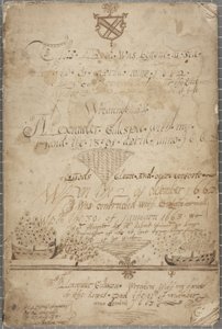 مجلة ألكسندر جيليسبي ، 1662-85 بواسطة ألكسندر جيليسبي