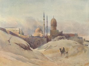القلعة ، القاهرة ، في عاصفة رملية ، c1880 1905.
