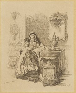 قراءة السيدة العجوز محاضرة du matin (العنوان على الكائن)