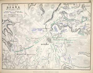 خريطة لمعركة أوكانا ، نشرها ويليام بلاكوود وأولاده ، إدنبرة وأندن ، 1848 (نقش يدوي) بواسطة الكسندر كيث جونستون